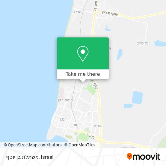 משתלת בן יוסף map