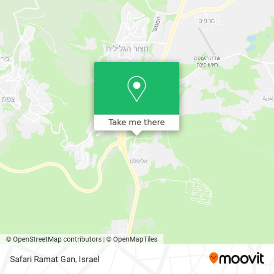 Safari Ramat Gan map