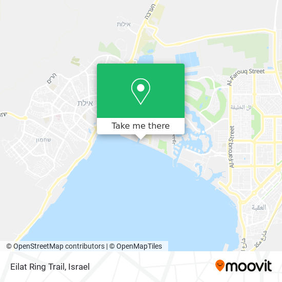 Eilat Ring Trail map