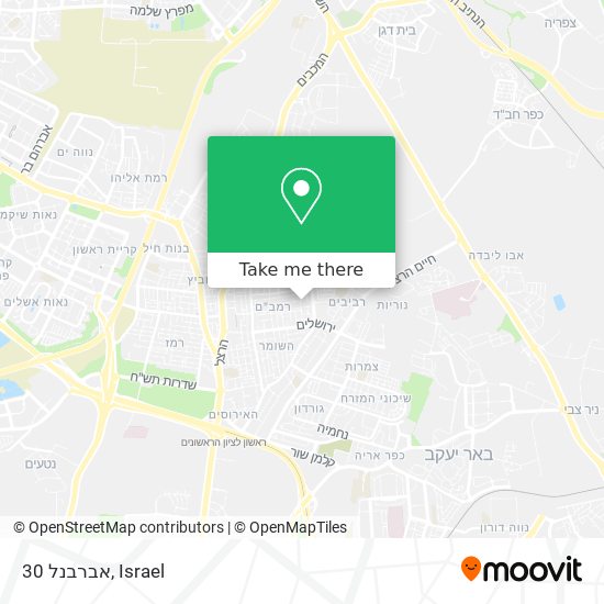 אברבנל 30 map