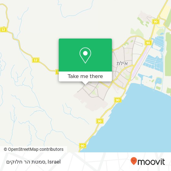 סמטת הר חלוקים map