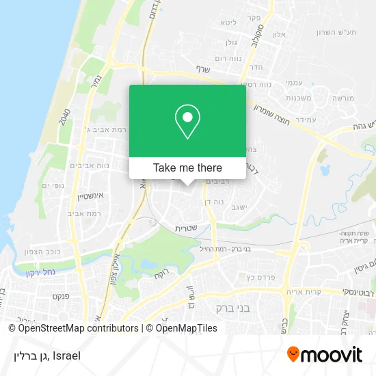 Карта גן ברלין