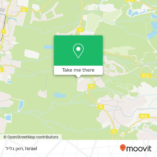 חאן גליל map