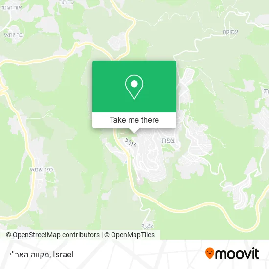 Карта מקווה האר''י