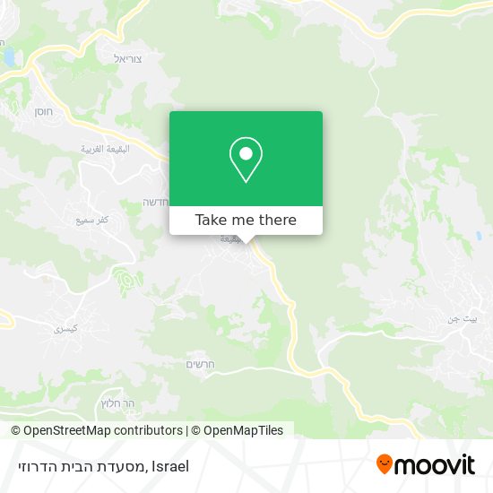 מסעדת הבית הדרוזי map
