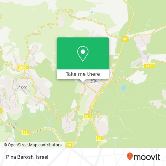 Pina Barosh map