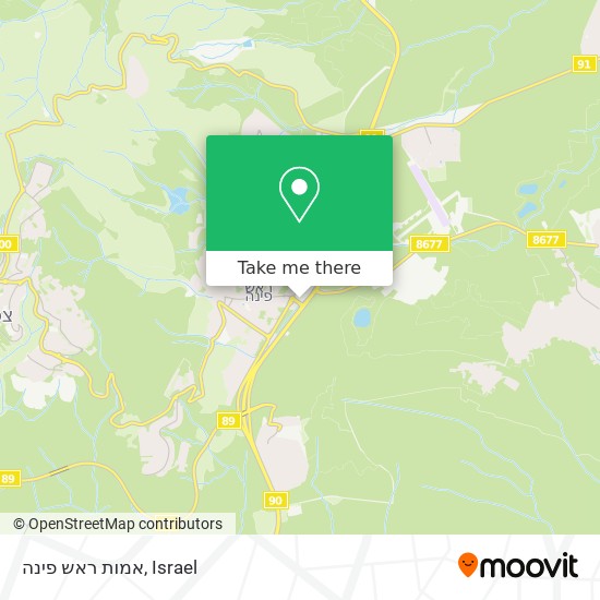 אמות ראש פינה map