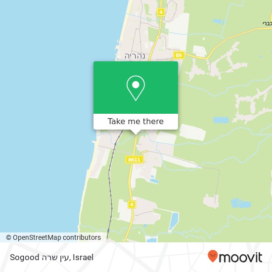 Sogood עין שרה map