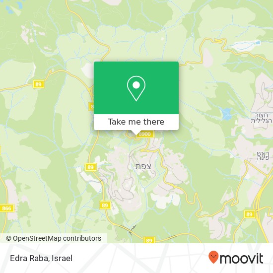 Edra Raba map