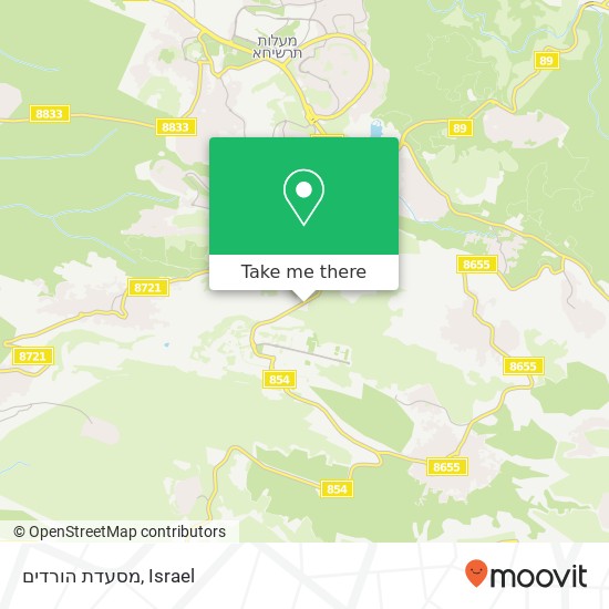 מסעדת הורדים map