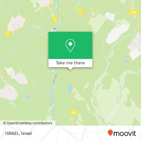Карта ISRAEL