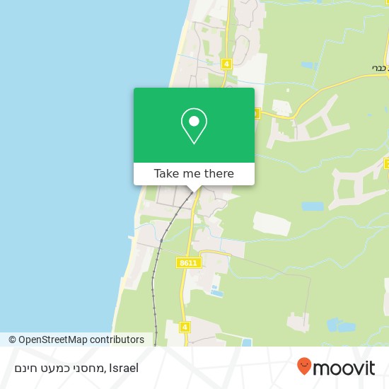 מחסני כמעט חינם map