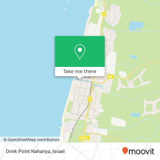 Drink Point Nahariya map