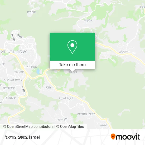 Карта מושב צוריאל