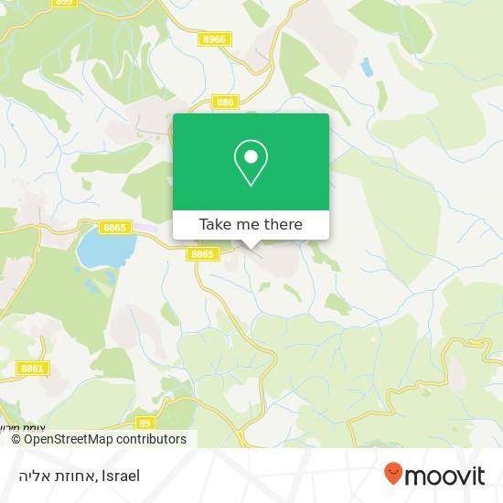 אחוזת אליה map