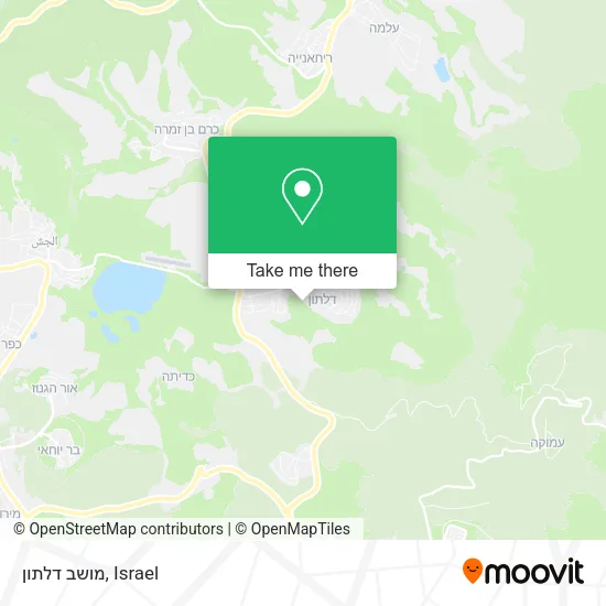 Карта מושב דלתון