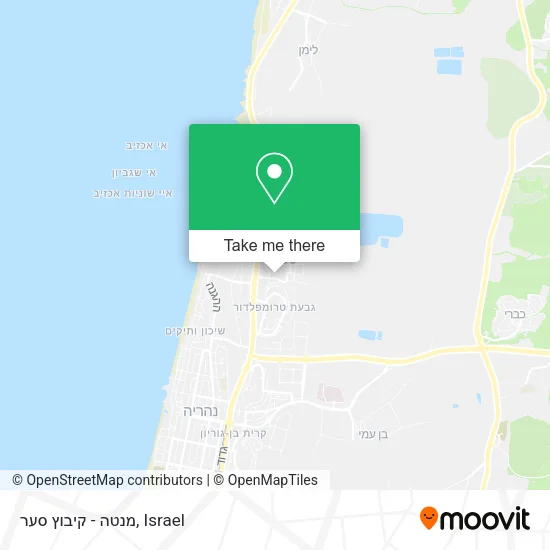 Карта מנטה - קיבוץ סער