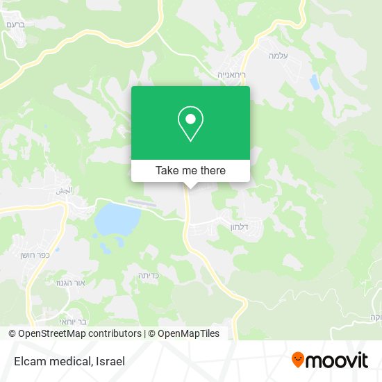Elcam medical map
