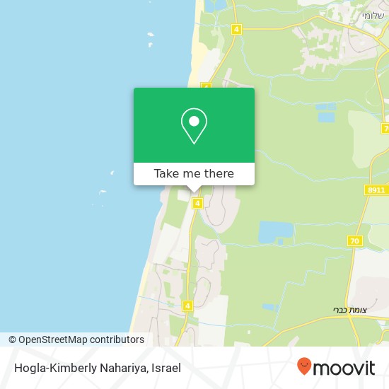 Hogla-Kimberly Nahariya map