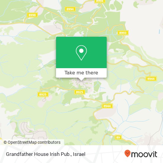 Карта Grandfather House Irish Pub.