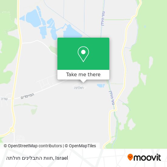 חוות התבלינים חולתה map