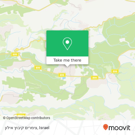 צימרים קיבוץ אילון map