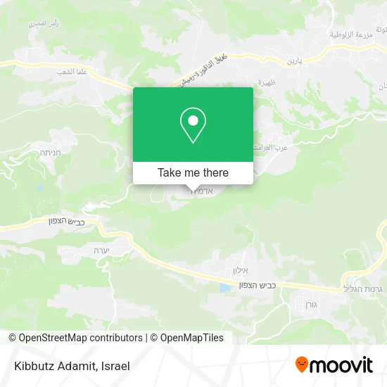 Карта Kibbutz Adamit