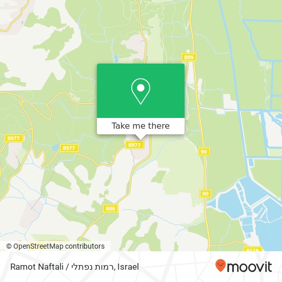 Карта Ramot Naftali / רמות נפתלי