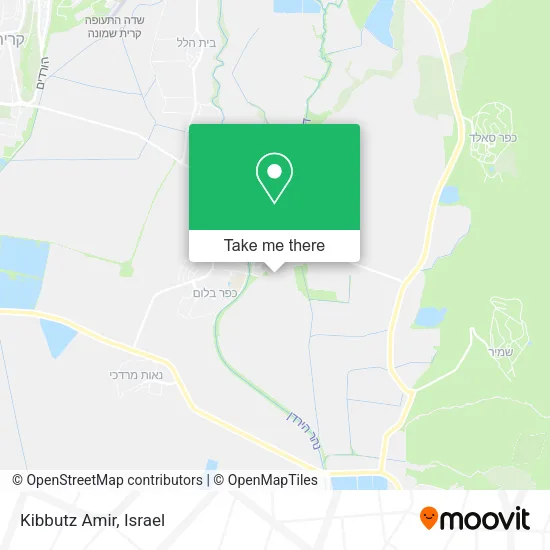 Карта Kibbutz Amir