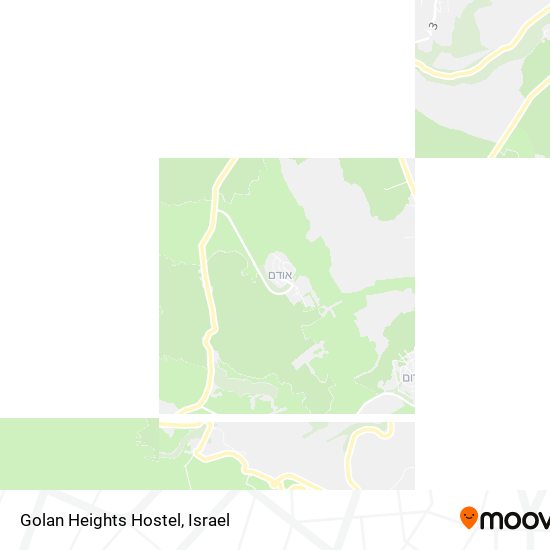 Golan Heights Hostel map