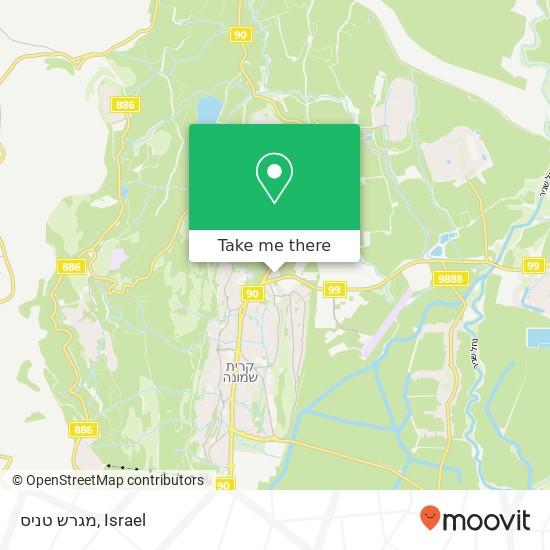 מגרש טניס map