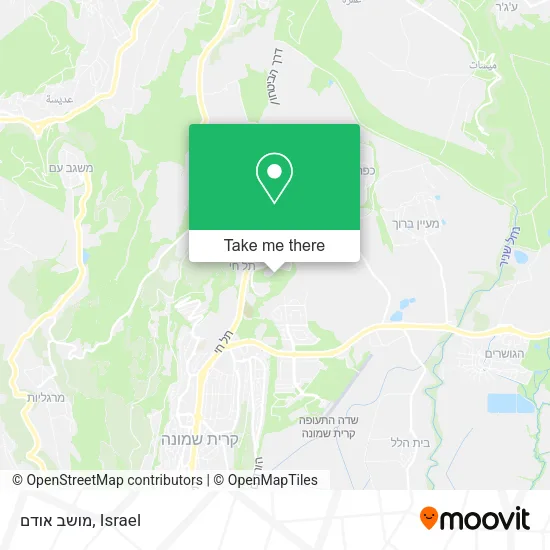 Карта מושב אודם