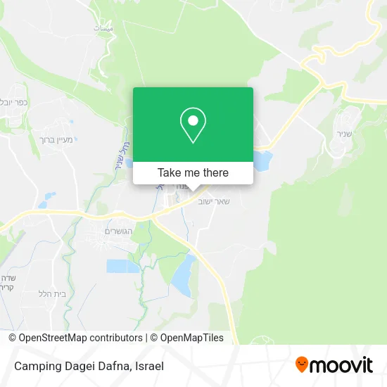 Карта Camping Dagei Dafna