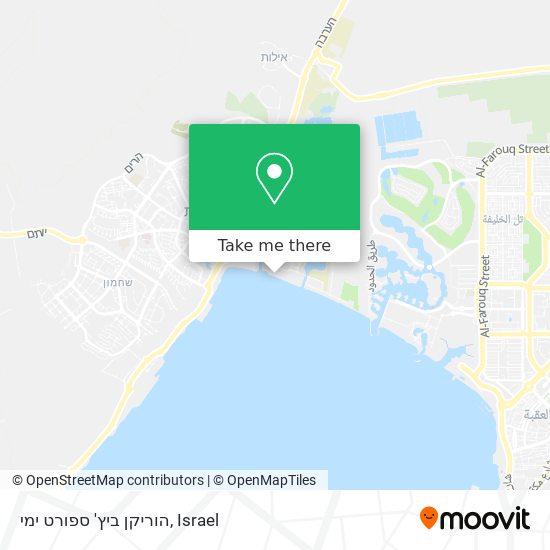 הוריקן ביץ' ספורט ימי map