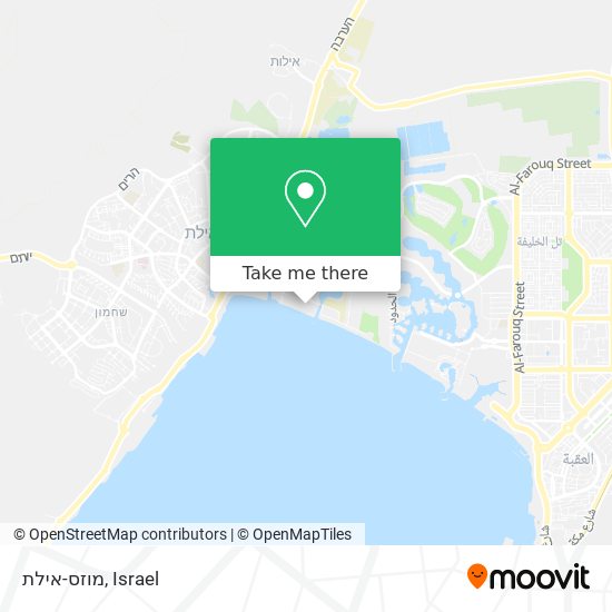מוזס-אילת map
