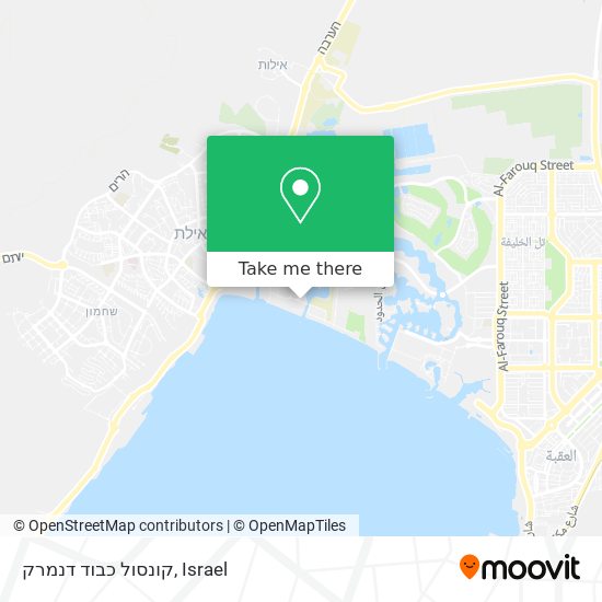 קונסול כבוד דנמרק map