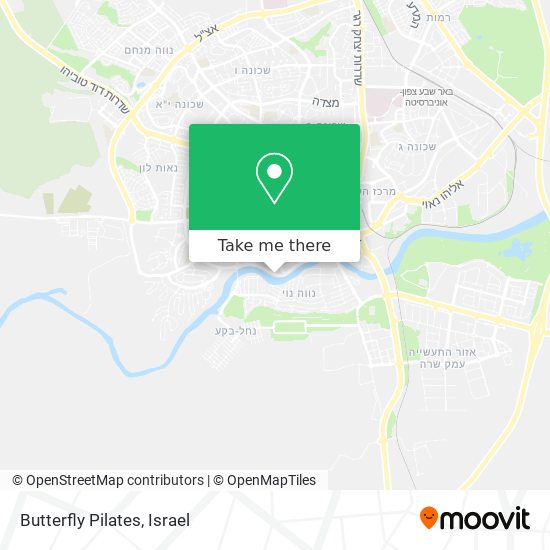 Butterfly Pilates map