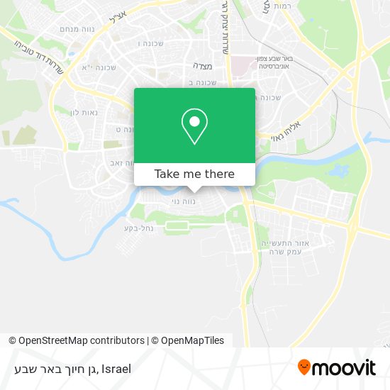 גן חיוך באר שבע map