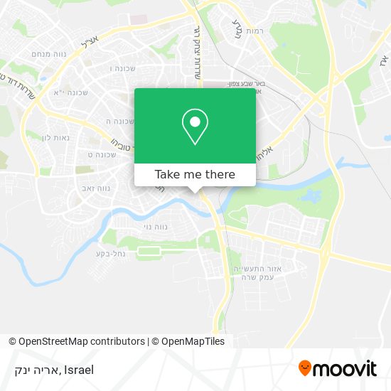 אריה ינק map