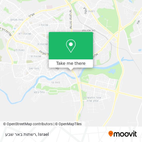 רשתות באר שבע map