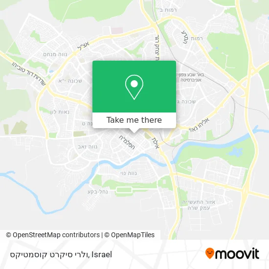 Карта ולרי סיקרט קוסמטיקס