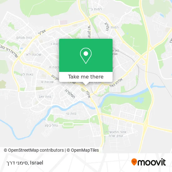 Карта סימני דרך