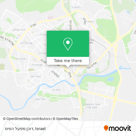 דוכן מפעל הפיס map