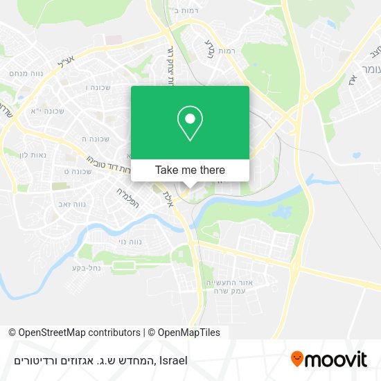 המחדש ש.ג. אגזוזים ורדיטורים map