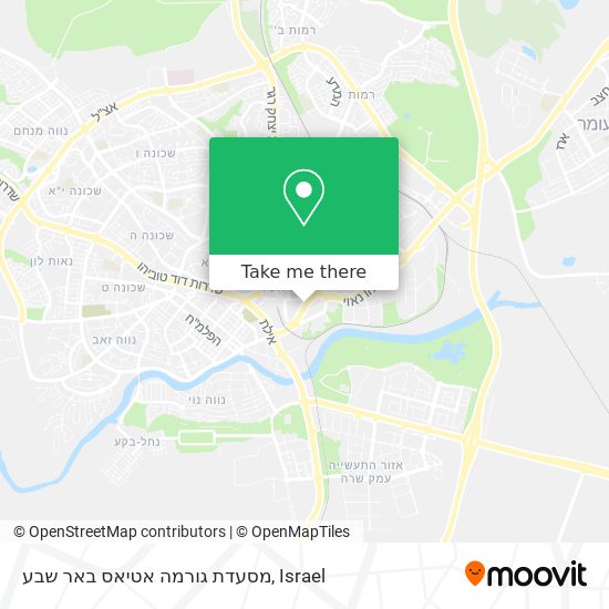 מסעדת גורמה אטיאס באר שבע map