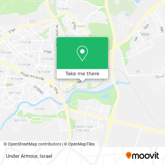 Карта Under Armour