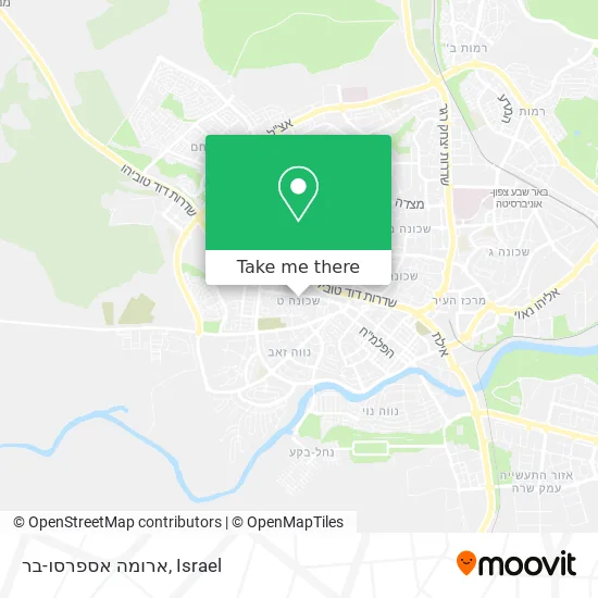 ארומה אספרסו-בר map