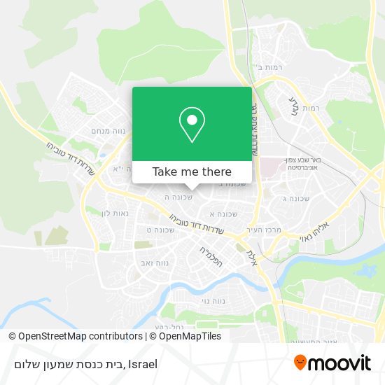 בית כנסת שמעון שלום map