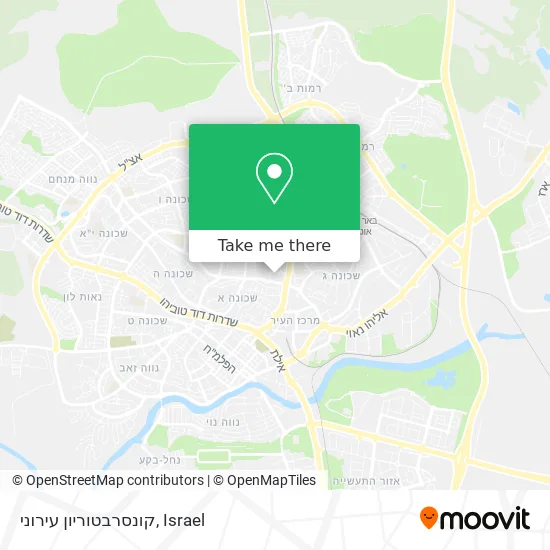 Карта קונסרבטוריון עירוני