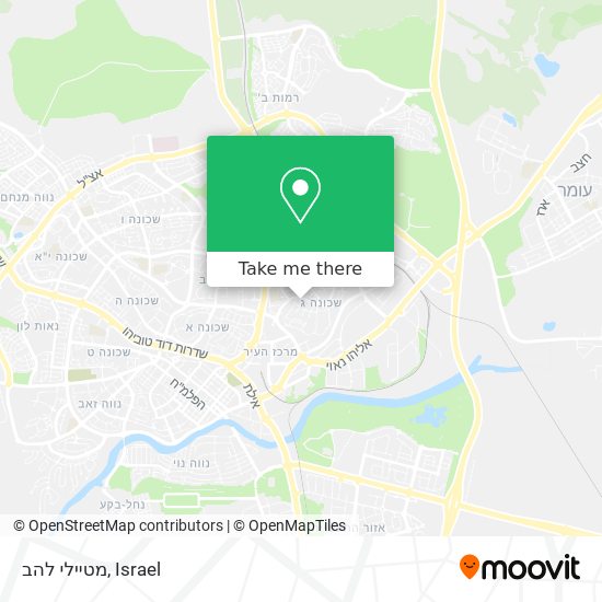 מטיילי להב map